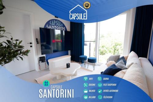 Capsule Santorini - balneo - Sauna - Switch 2