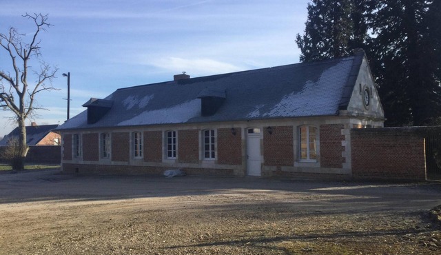 Character house within the castle grounds with discovery of llamas