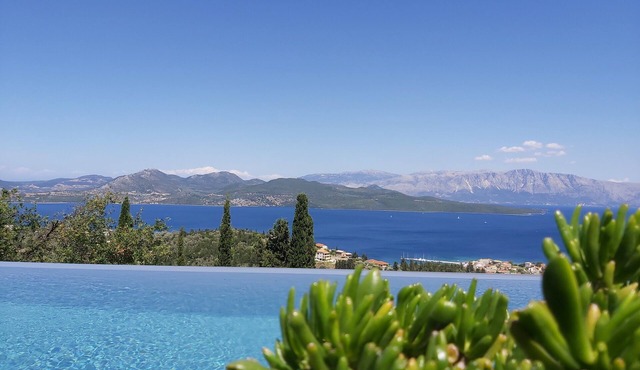 Costa Emmelia Luxury Villa with panoramic sea view and infinity pool!
