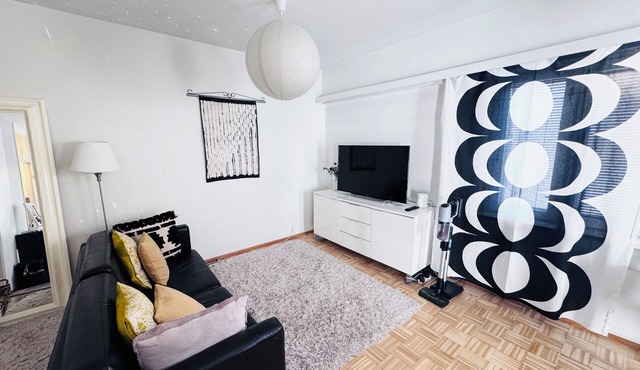 Cozy Home with Artistic Touches