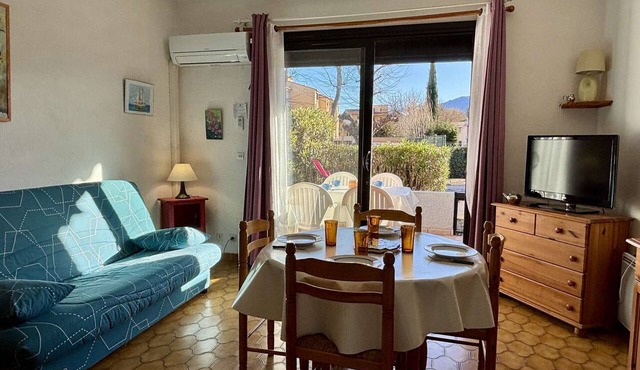 Cozy Studio Cabine for 4 with Terrace, BBQ, Near Beach - Argelès-sur-Mer