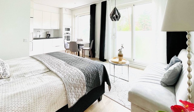 Cozy studio, close to Helsinki and shopping centern