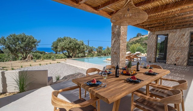 Exquisite Kefalonia Villa | Villa Apollonia | Panoramic Sea Views