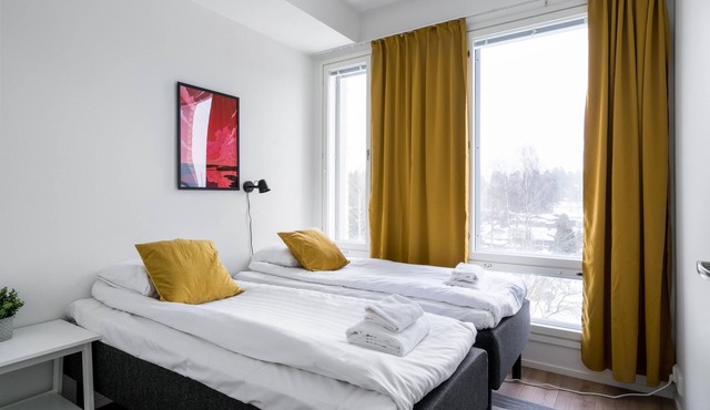 Family Apartment, 2 Bedrooms, Sauna & Balcony