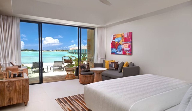 Hard Rock Maldives – Beachfront Silver Studio with Private Terrace