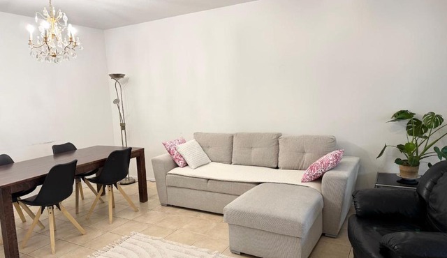 HHH Newly renovated big 4-bedroom apt with balcony, free parking for 2 cars