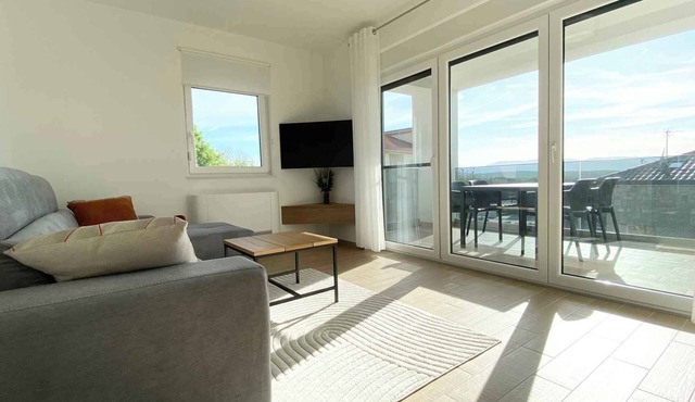 Holiday apartment for 4 people with Wi-Fi and air conditioning