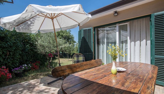 Holiday home mit Klimaanlage und Terrasse