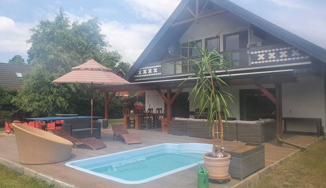 House in Teichland Pool, sauna, fireplace on the Cottbus Baltic Sea with proximity to the Spreewald