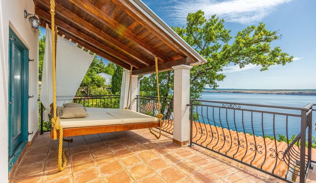 house with jacuzzi on the beach