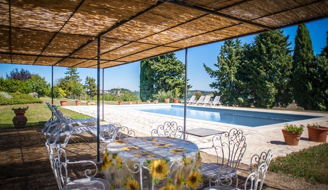 House with private pool with beautiful view Val d 'Orcia