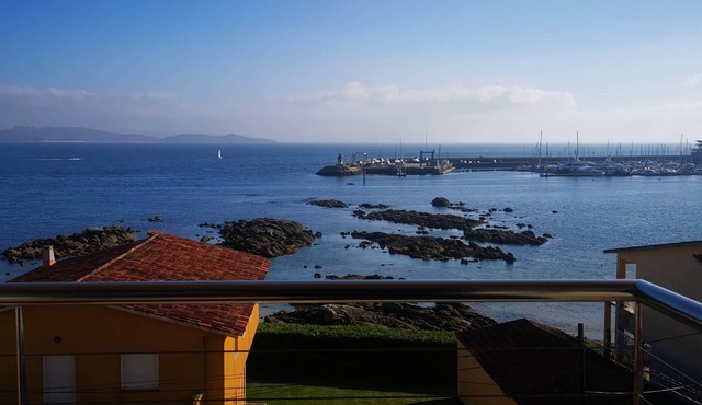Housing with sea views.
