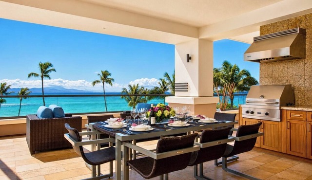 Kapalua Bay Resort | Ocean View 6 BR | Car Incl. w/6+ Nights | MON ML-1507 by KBM