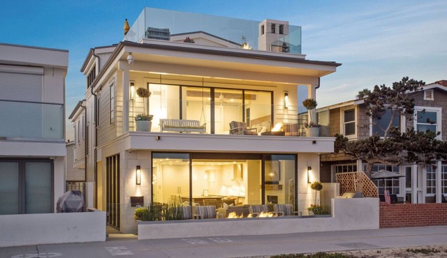Luxury home right on the Boardwalk/Beach