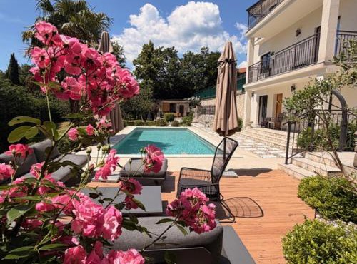 Luxury Kvarner Park Villa with garden and large RGB private pool