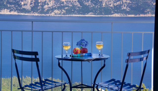 Luxury Villa with Breathtaking Sea Views, Private Pool, Near Fiskardo Bay