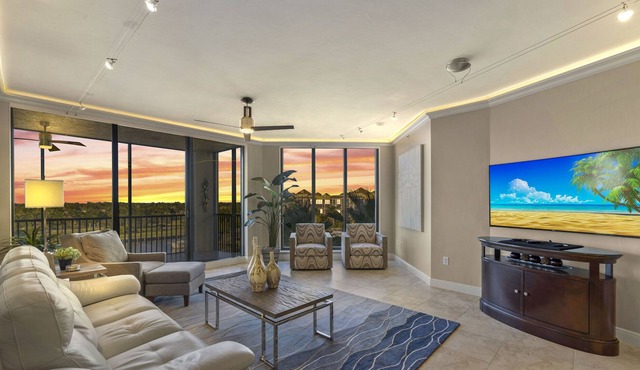 Luxury Water View 3B/2B Condo w/ Heated Pool Ideal For Snowbirds or Remote Work!
