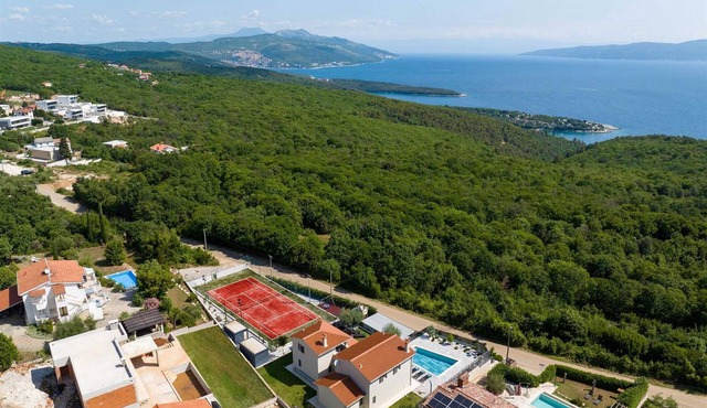 Mediterranean villa Anatai with a sea view