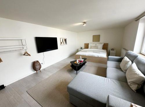Modern 1BR Near Gravensteen with Fast WiFi & TV