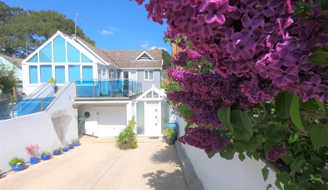 Modern apartment on Sandbanks Peninsula, with private garden. (pet friendly)