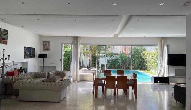 Modern beachfront villa with private pool