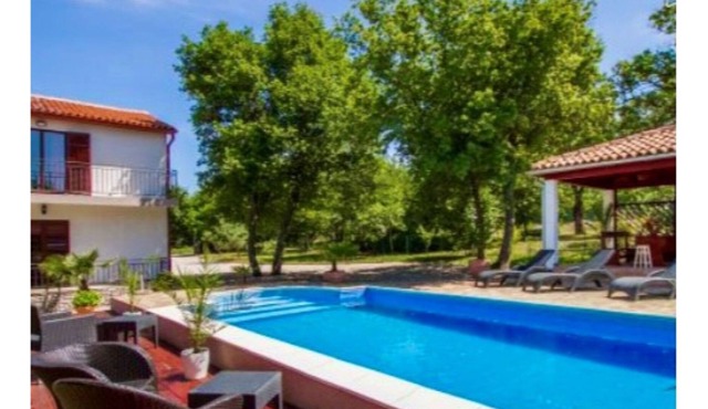 Nice pet-friendly villa with pool near Labin and Rabac