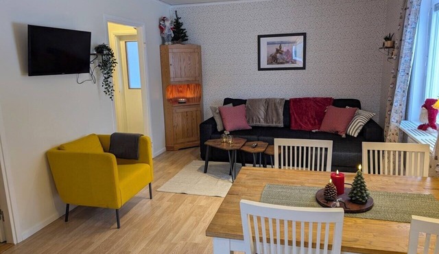 Nice renovated cottage only 120 meters from the Vindel River in Lapland.