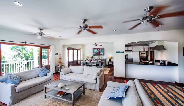 Nonsuch Bay 3 bedroom duplex private apartment, steps from our private beach