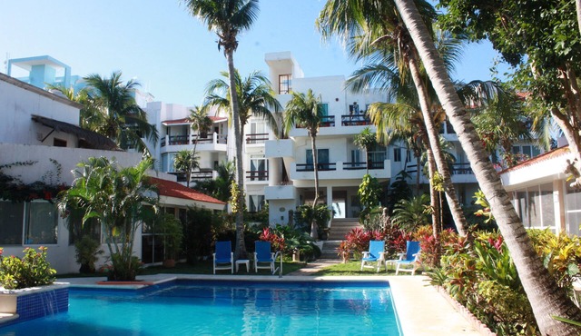 Oceanfront double size beach condo in La Sirena condominium