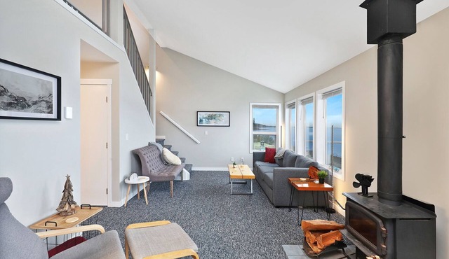 Oceanfront Retreat in Buckley Bay