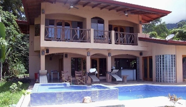 Ojochal Home with Pool/Ocean View/Private Jungle Trail & River on 12 acres.