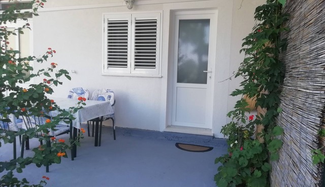 One bedroom apartment with terrace and sea view Cove Saplunara (Mljet) (A-4896-b)