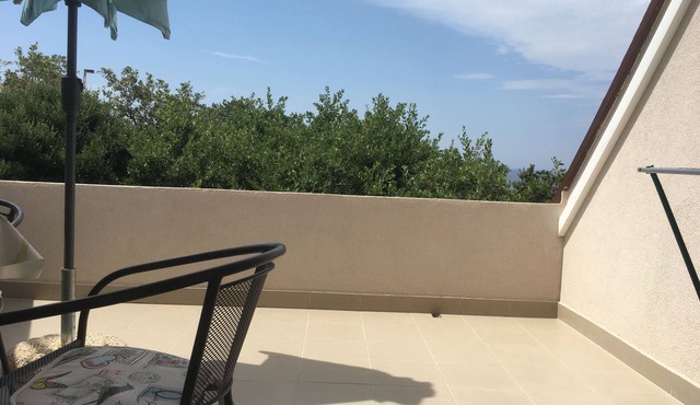 One bedroom apartment with terrace and sea view Potočnica, Pag (A-4096-c)