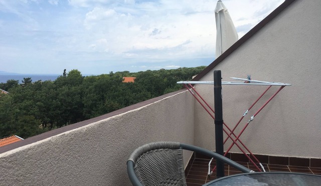 One bedroom apartment with terrace and sea view Potočnica, Pag (A-4096-e)