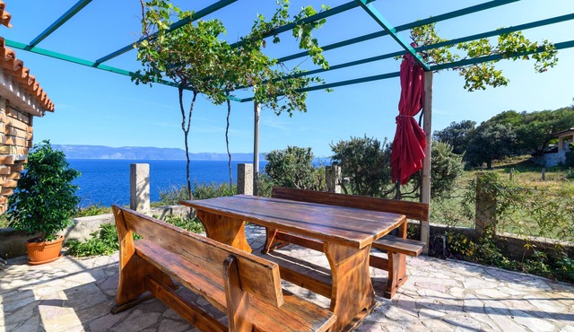 One bedroom apartment with terrace and sea view Duga Luka (Prtlog), Labin (A-2335-c)