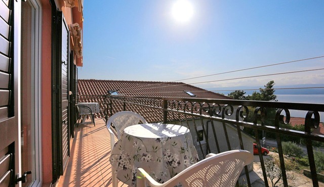 One bedroom apartment with balcony and sea view Stanići, Omiš (A-1027-a)
