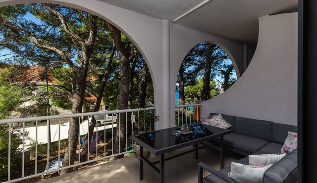 One bedroom apartment with terrace and sea view Balića Rat, Omiš (A-1065-b)