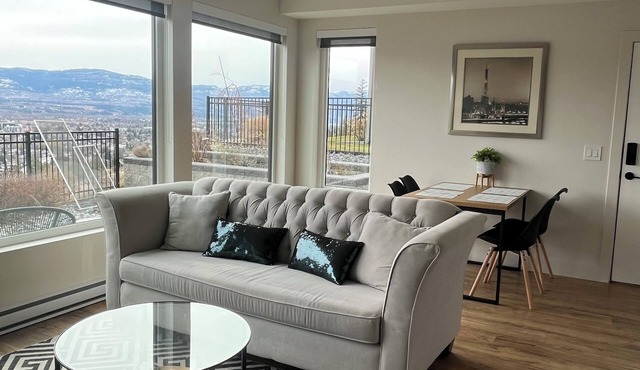 one-bedroom modern suite with a great view