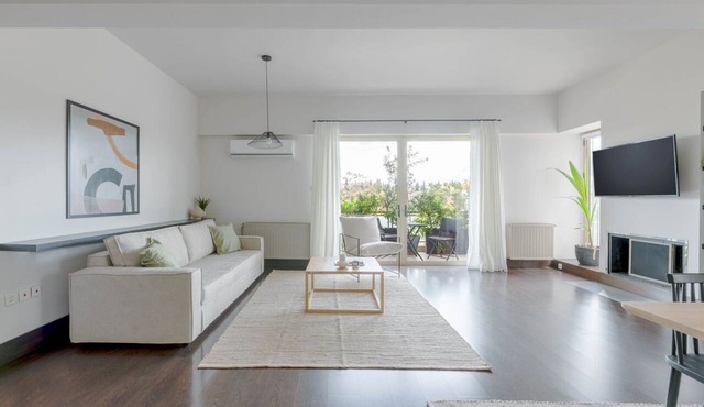 Panoramic 1BR Apartment near Kallimarmaro Stadium