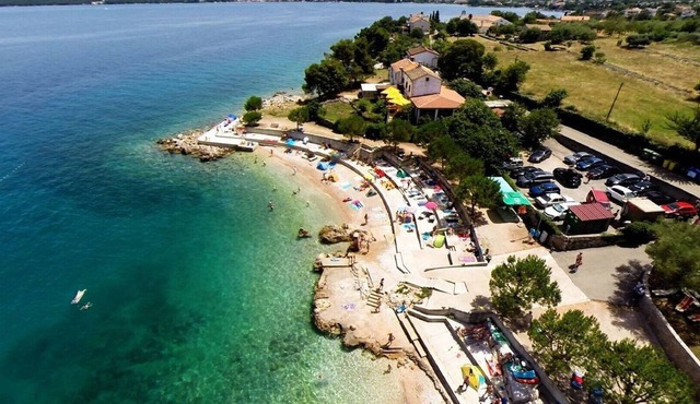 Pet friendly apartment Klea on the island of Krk, only 250 meters from the sea