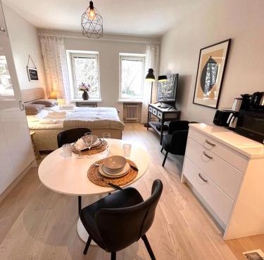 Quiet renovated studio- tram to the center