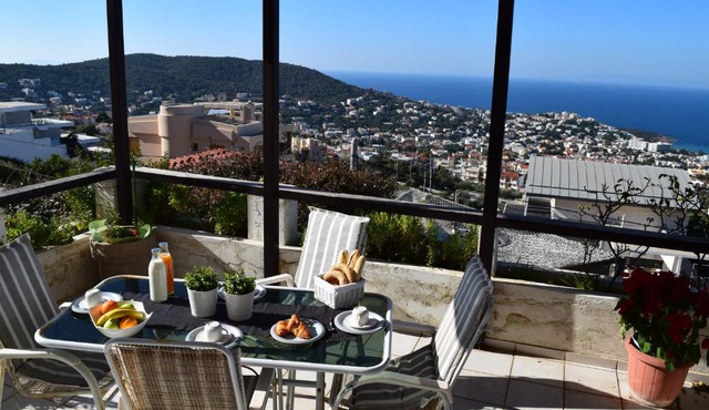Saronida Sea View with pool
