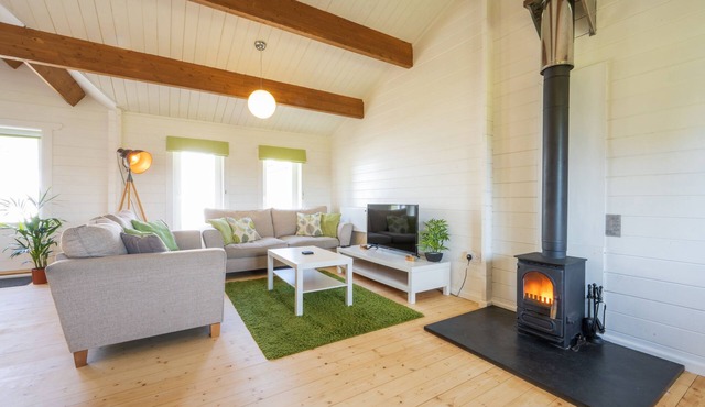 Scandinavian Cabin near Bude with Log Burner