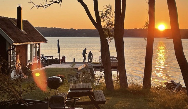 Seaside century house with beautiful sunset and big jetty with sauna