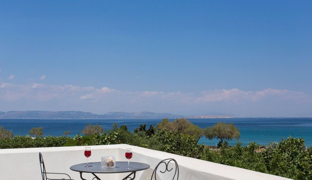 Seaside Luxury Villa with Terrace in Aegina Island | Aneli Villa Aegina