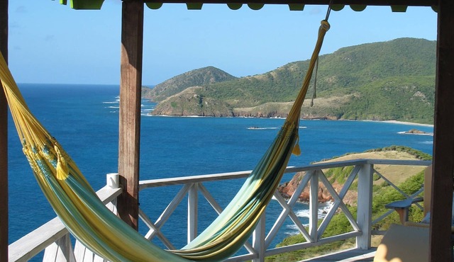 Secluded skytop retreat with stunning sea and mountain Views