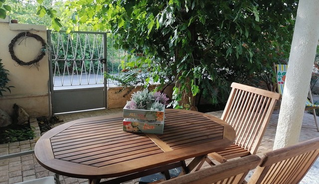 Small house with garden in Nea Artaki
