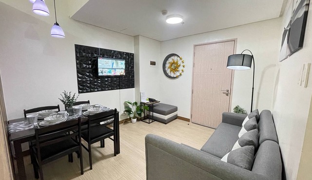 Spacious Comfort: Two bedrooms & large living space ideal for families friends