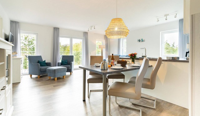 Spacious vacation apartment with sauna and kitchen on the North Sea - pure family vacation
