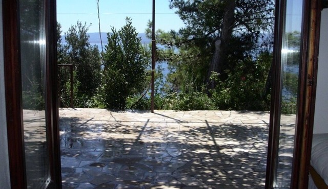 Studio apartment in Lokva Rogoznica with Seaview, Balcony, Air condition, WIFI (88-2)